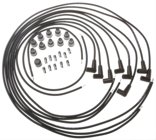 Zündkabel Satz - Ignition Wire Set  Universal  90° Black